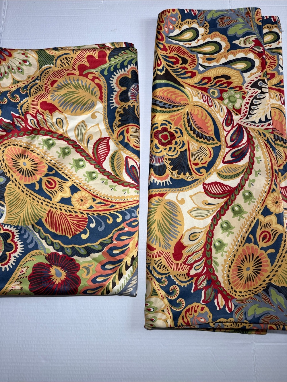Pier 1 Multicolor Paisley Drapery Panel  Size 85x54